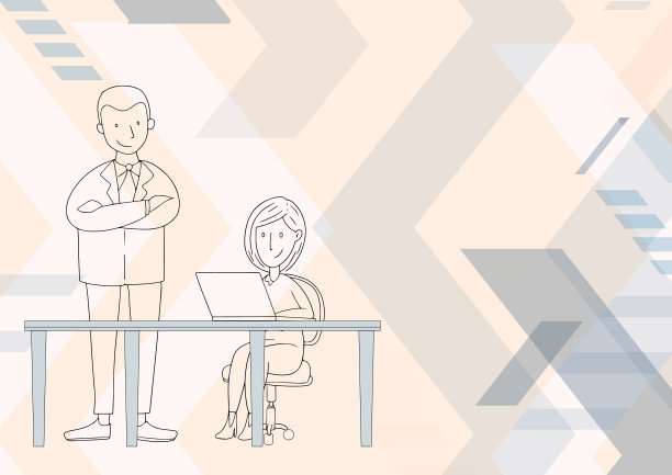 男人站着，双臂交叉，女人坐着图片下载