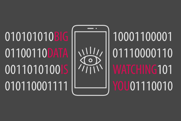 间谍智能手机概念矢量背景图片下载