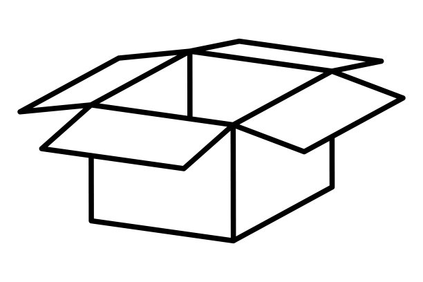 纸箱孤立矢量插图。图片下载