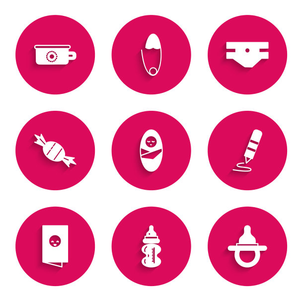 设置新生儿婴儿襁褓奶瓶图片下载