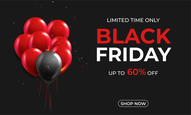 黑色星期五打折促销海报图片下载
