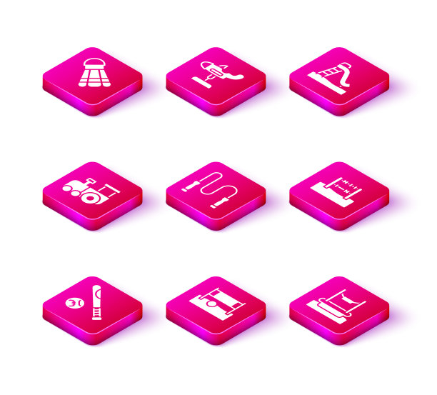 设置棒球棒与球排球网玩具图片下载