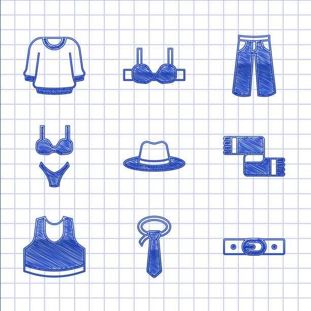 男士帽子，领带，腰带，冬季围巾，汗衫图片下载