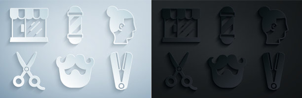 为男士做小胡子和胡须发型图片下载