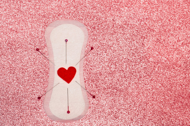 月经痛抽筋，妇科概念。经前症候群与经前焦虑障碍症候群的概念。图片下载