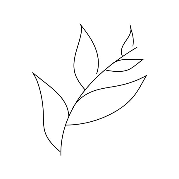 抽象叶子使用的标志图片下载