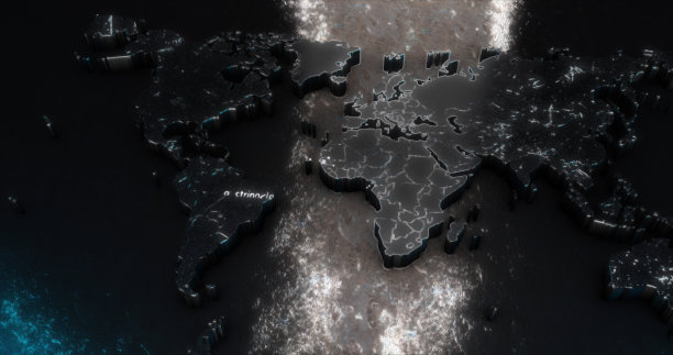 数字世界地图背景图片下载