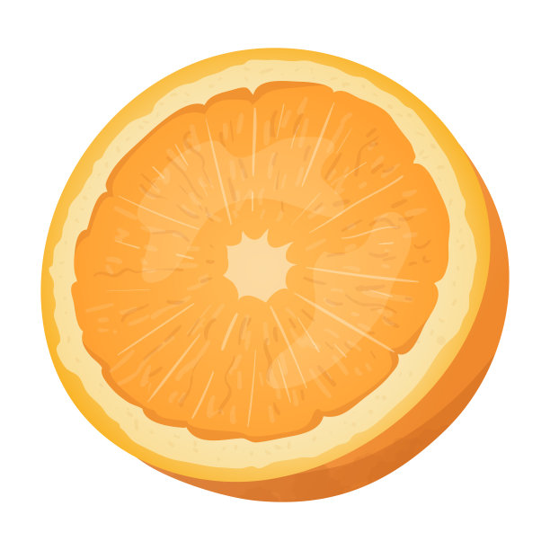 取出半个带皮的橙子图片下载