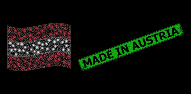 刻花奥地利邮票和明亮图片下载