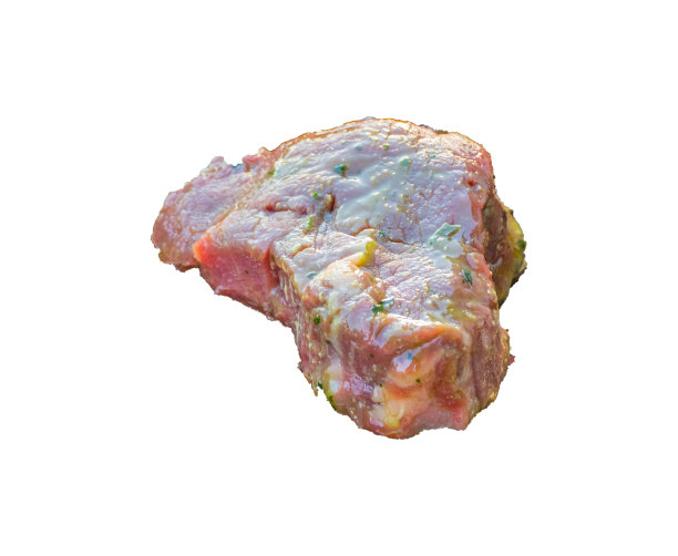 生牛排孤立在工作室图片下载
