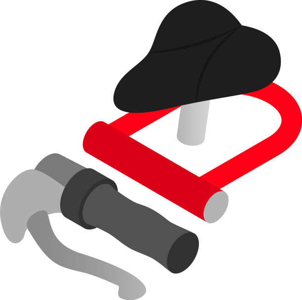 自行车零件图标等距盗窃图片下载