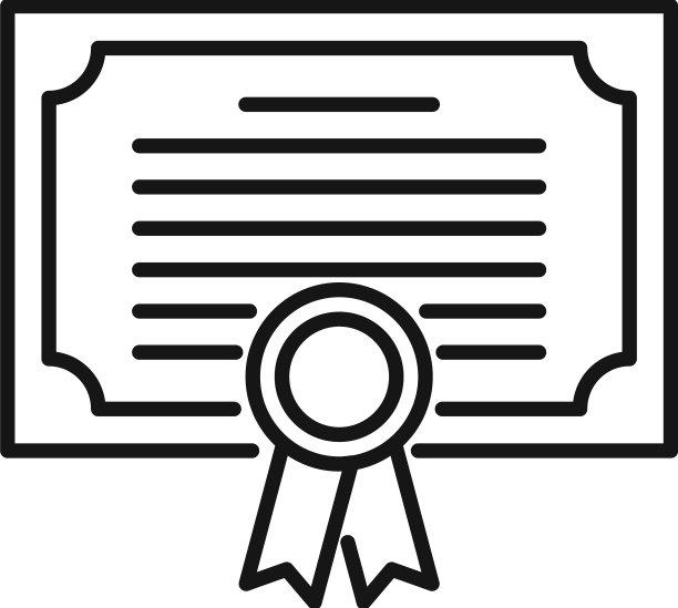质量文凭图标轮廓证书图片下载