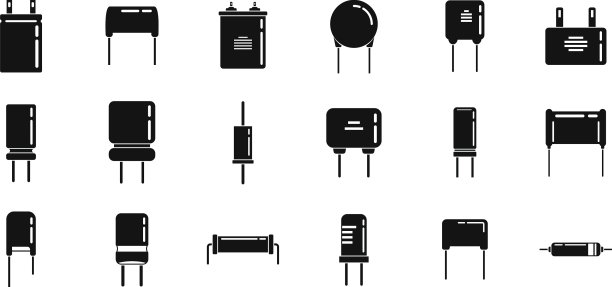 电容图标设置简单聚酯图片下载