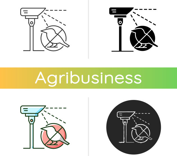 激光稻草人图标图片下载