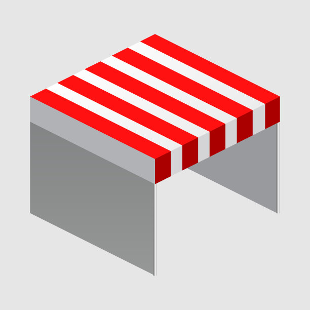 等距市场摊位帐篷街道遮阳篷雨棚图片下载