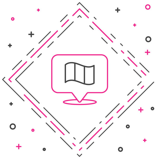 线旗法国图标孤立的白色背景图片下载