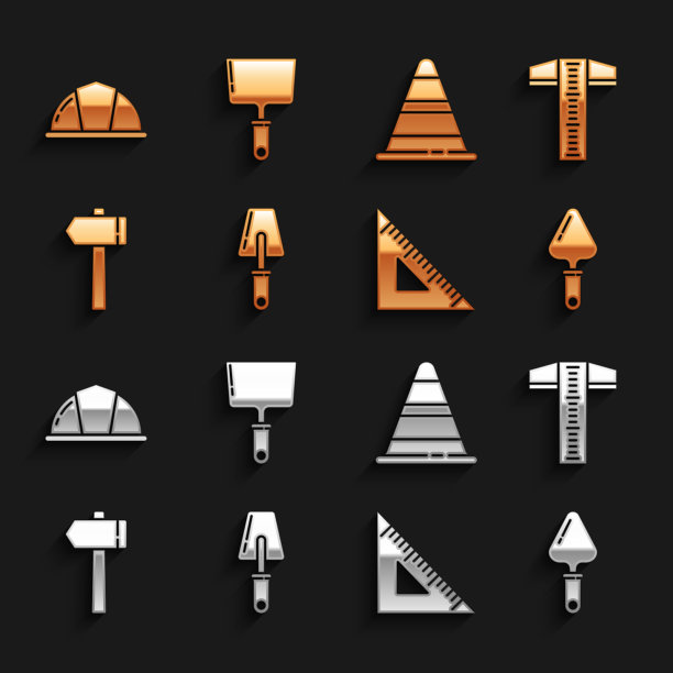 套泥刀三角线三角尺图片下载