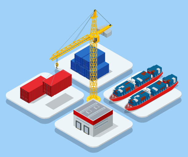 等距自动化运输车辆集装箱图片下载