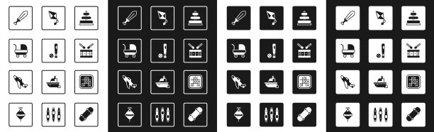 设置金字塔玩具棒球棒与球宝宝图片下载