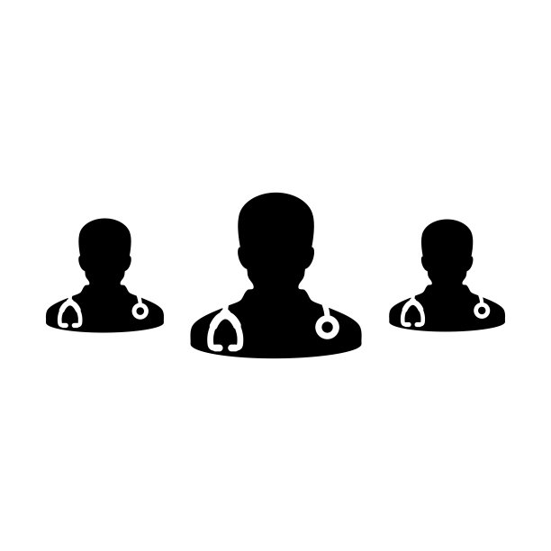 男护士医疗专家头像，医疗护理象形图图片下载