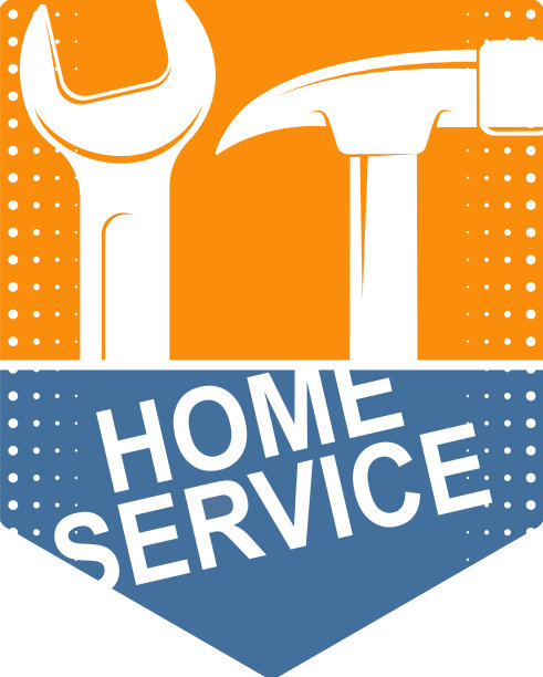 家政服务锤和扳手标志图片下载