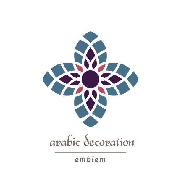 矢量几何马赛克装饰图片下载