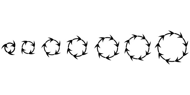 圆形箭头图标图标设置光标图片下载