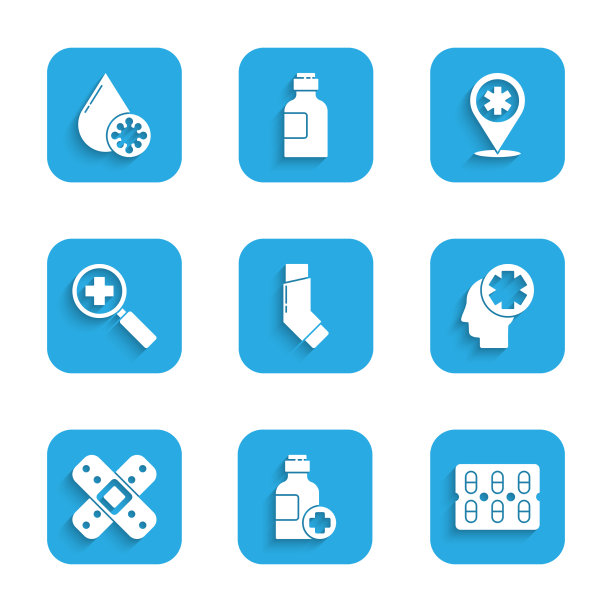 设置吸入器瓶药糖浆丸图片下载