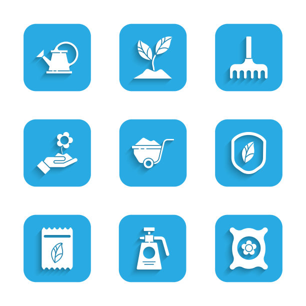 用手推车和泥土花园喷雾器图片下载