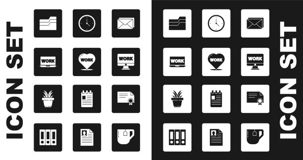 设置信封心与文本工作笔记本电脑图片下载