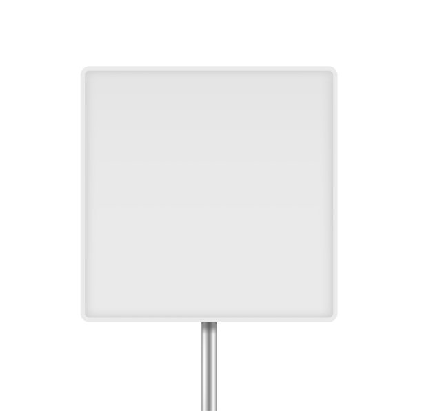 圈空白广告牌矢量模型。复制空间放置您的内容图片下载