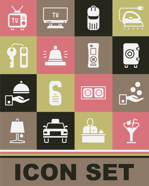 设置马提尼酒杯支付小费安全垃圾桶图片下载