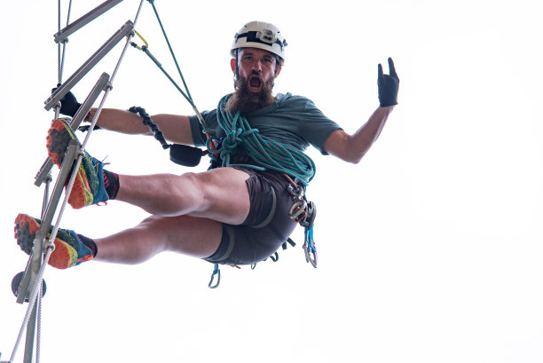 由专业装备精良的监控器攀登西班牙图片下载