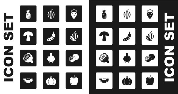 草莓、鲜黄瓜、蘑菇图片下载