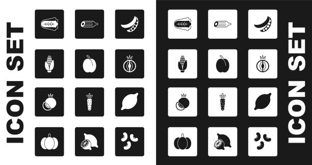 豌豆，李子，水果，玉米，卷心菜，西红柿图片下载