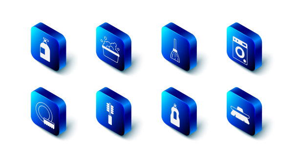 盆与肥皂泡沫柄扫帚洗衣机图片下载