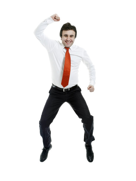 喜出望外的商人跳图片下载