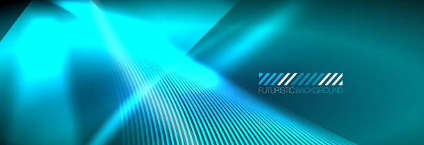 霓虹灯动态光束抽象壁纸图片下载