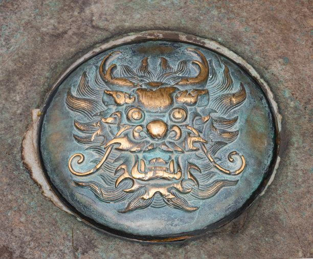 中国龙首图案图片下载