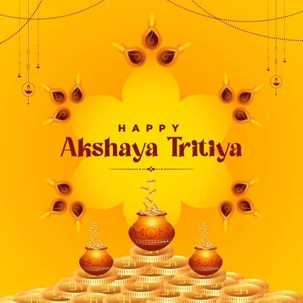 横幅设计快乐akshaya tritiya图片下载
