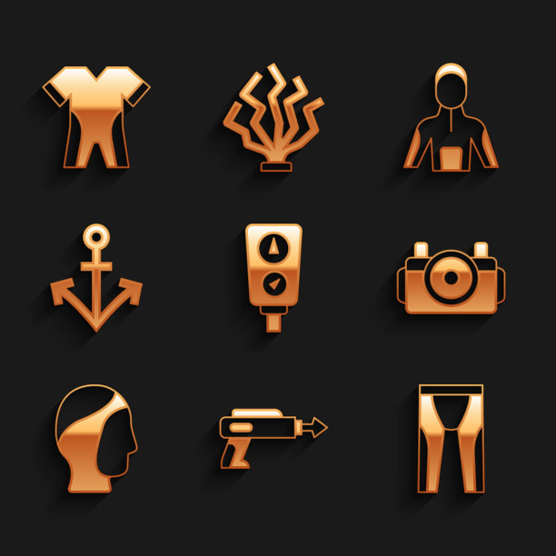 准备鱼叉潜水服图片下载