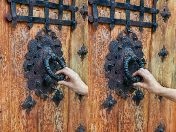 用手敲门环图片下载