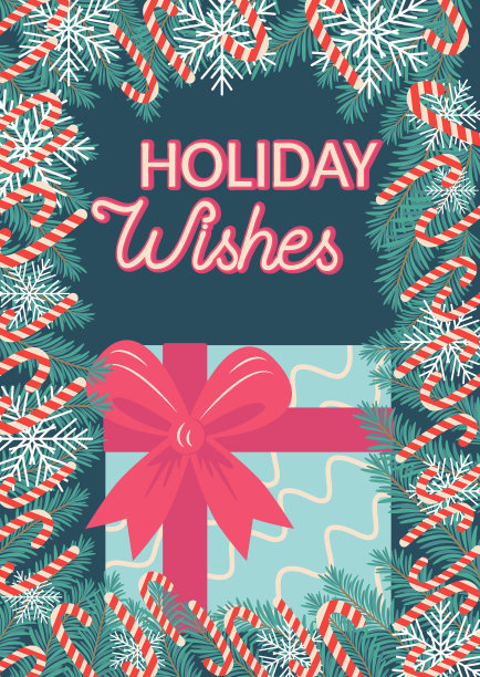 圣诞节和新年快乐是时尚的模板图片下载