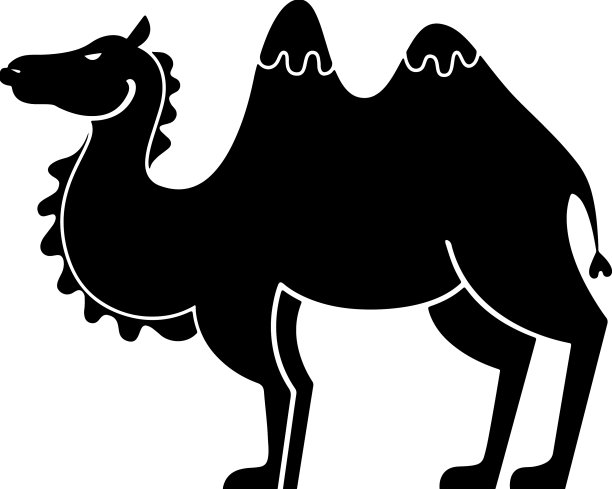 骆驼轮廓图片下载