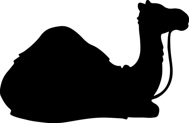 骆驼轮廓图片下载
