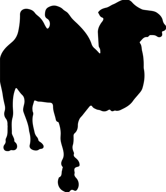 骆驼轮廓图片下载