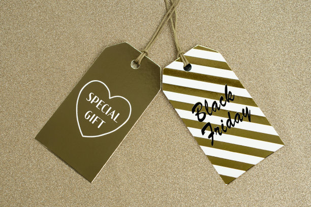 标签黑色星期五购物季销售活动的金色背景图片下载