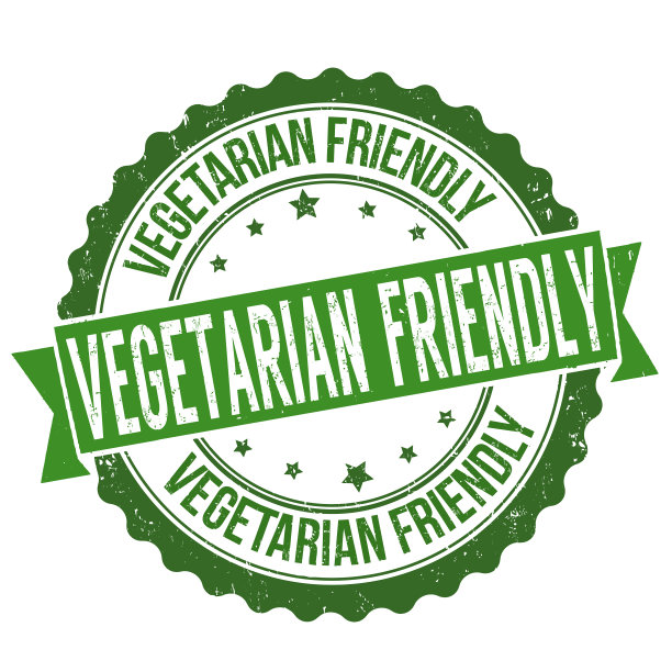 素食者友好的垃圾橡胶印章图片下载