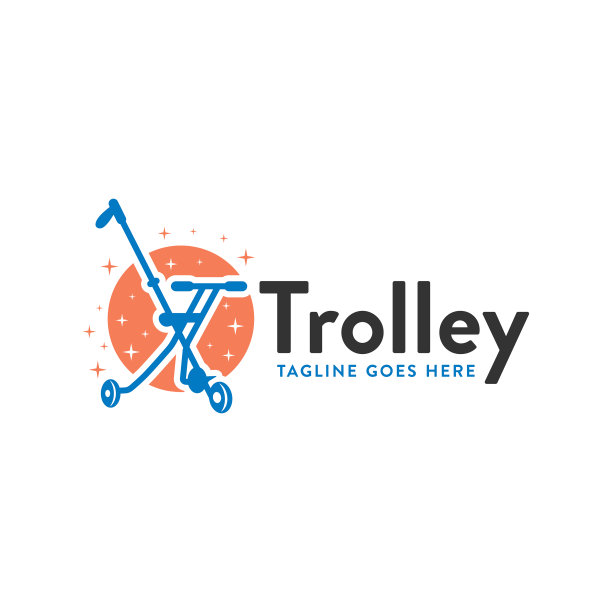 儿童手推车标志与字母k图片下载