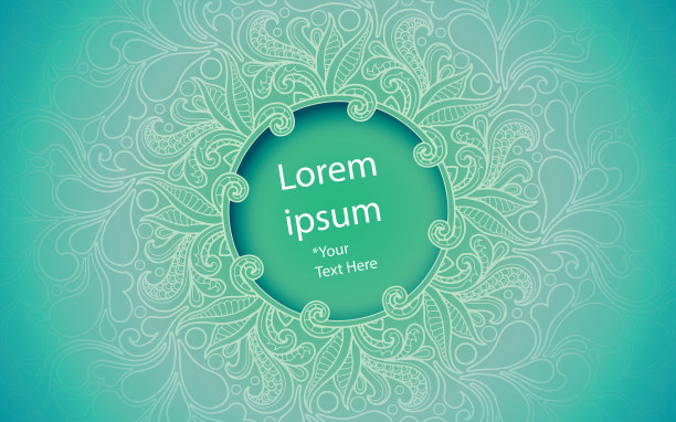 背景标题或开放曼荼罗设计图片下载